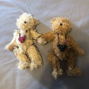 Vintage Stuffed Teddy Bear Boyd's Bear Plushie Holding Hands